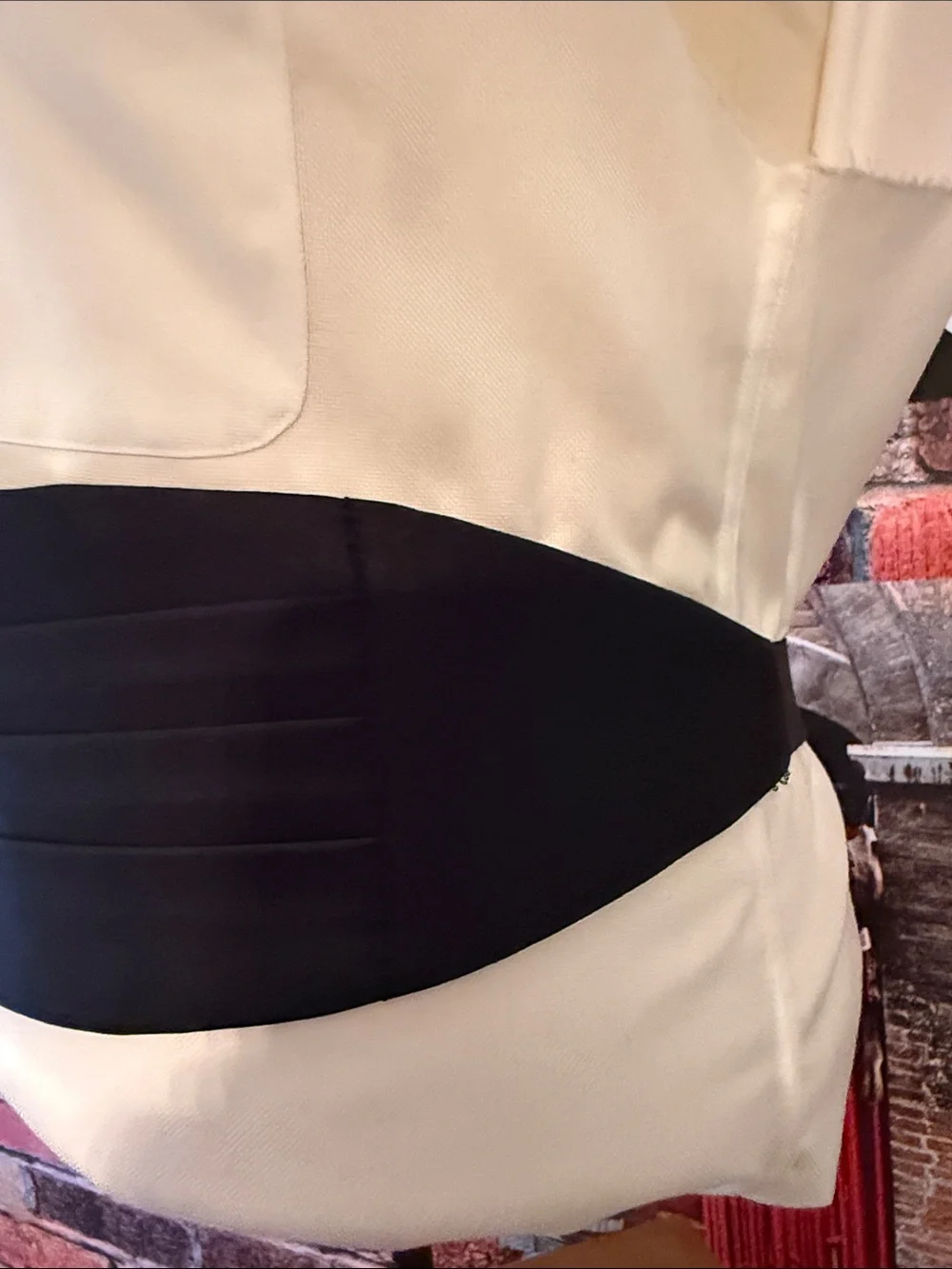 Classic Black Cummerbund for Men